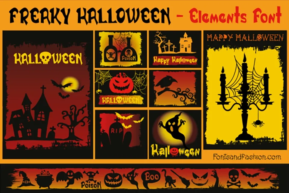 Freaky Halloween Font