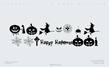 Freaky Halloween Font