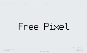 Free Pixel Font