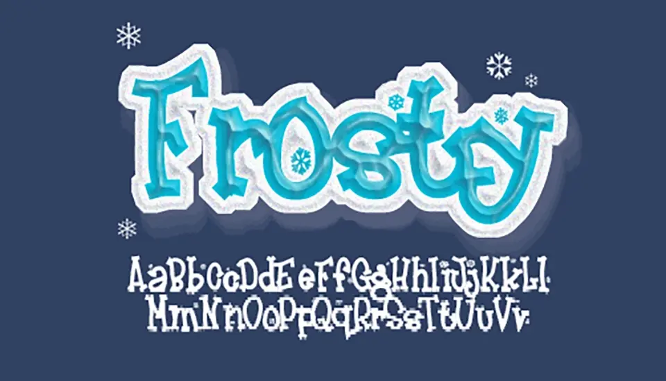 Frosty Font