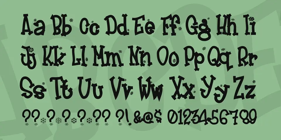 Frosty Font