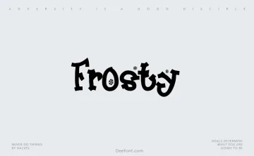 Frosty Font
