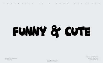 Funny & Cute Font