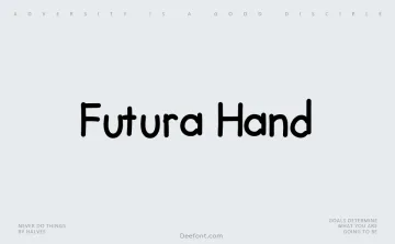 Futura Hand Font