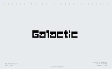Galactic Font