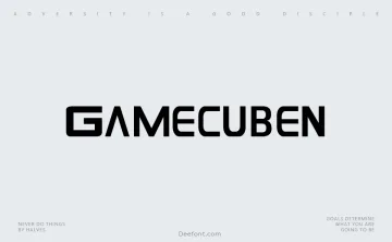 Gamecuben Font