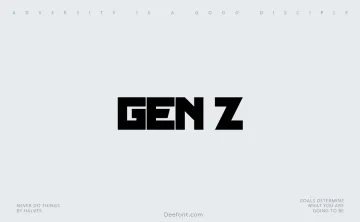 Gen Z Font
