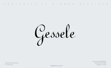 Gessele Font