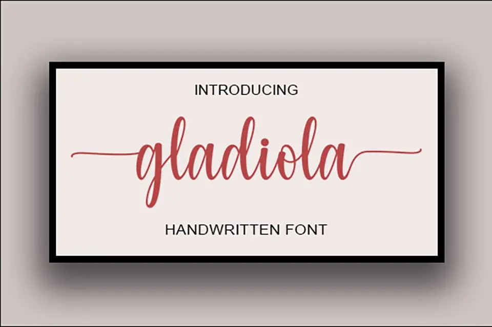 Gladiola Font