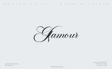 Glamour Font