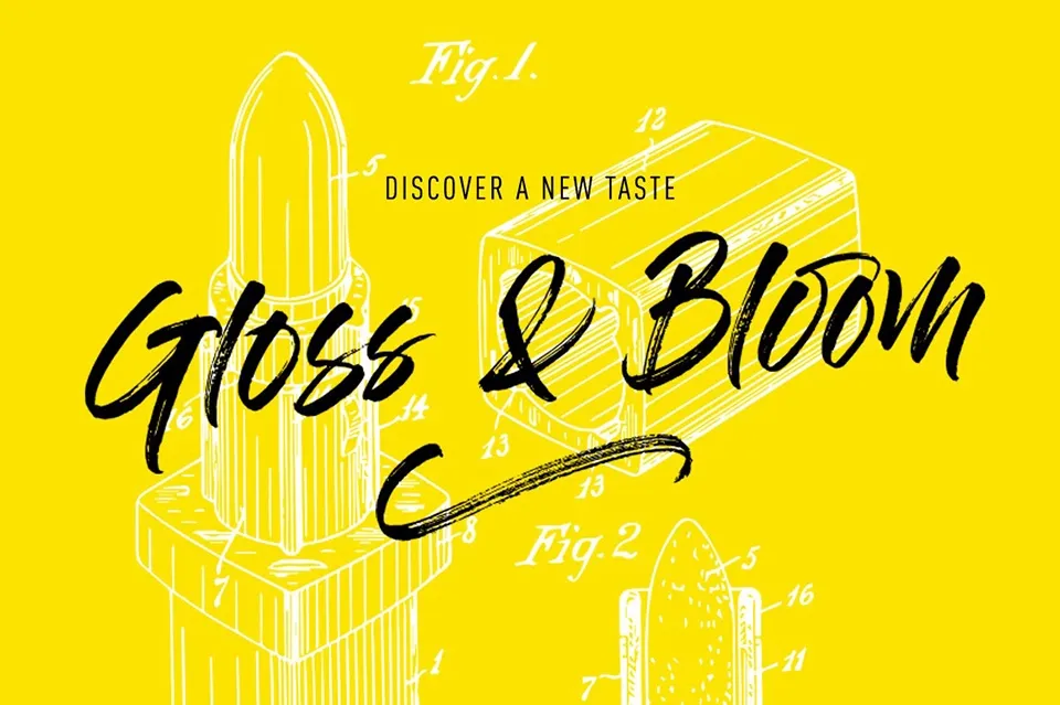 Gloss And Bloom Font