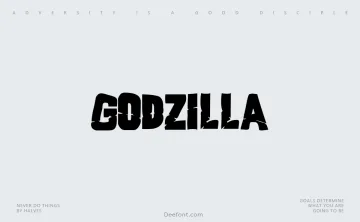 Godzilla Font