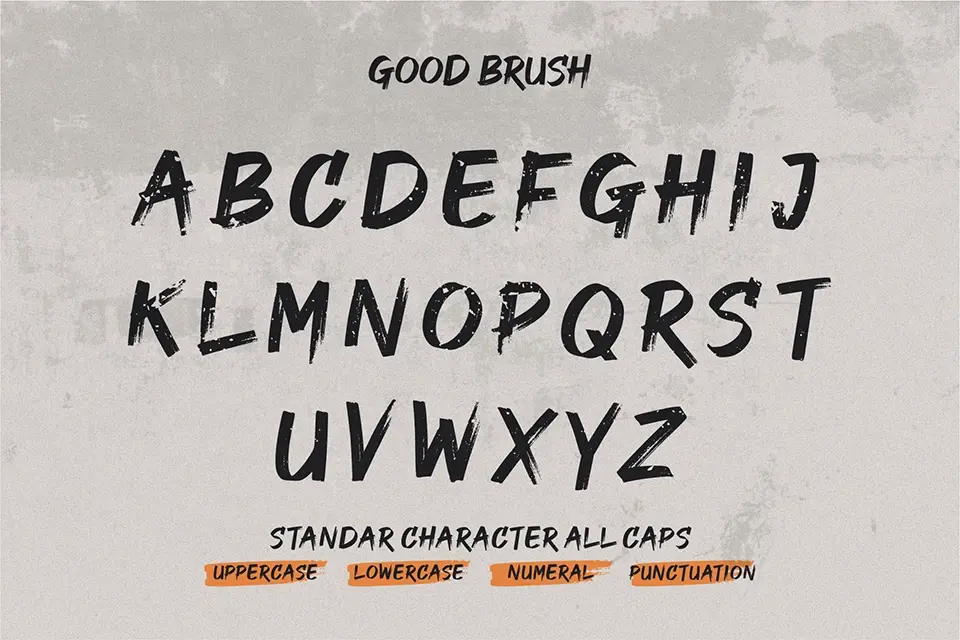 Good Brush Font