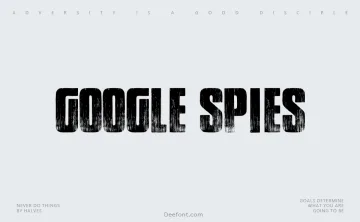 Google spies Font