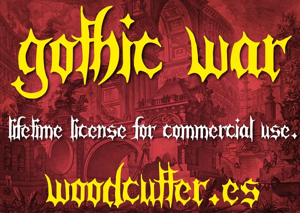 Gothic War Font