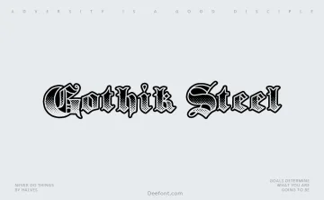 Gothik Steel Font