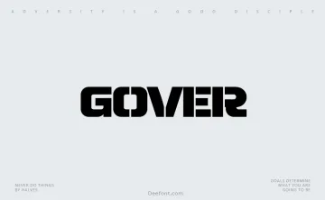 Gover Font