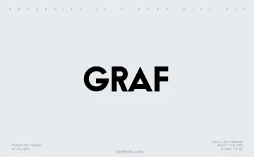 Graf Typeface