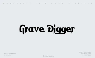 Grave Digger Font