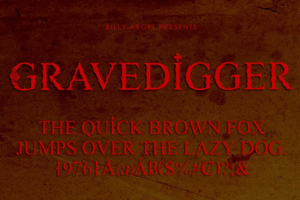 Gravedigger Font