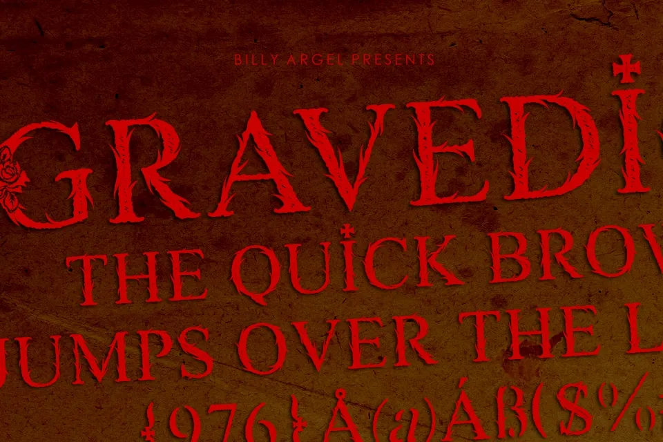 Gravedigger Font
