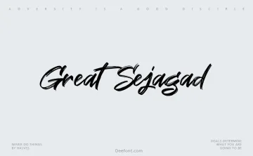 Great Sejagad Font