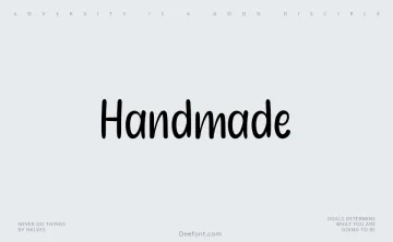 Handmade Font