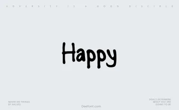 Happy Font