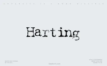 Harting Font