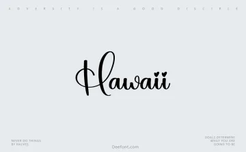 Hawaii Font