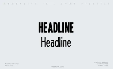 Headline Font