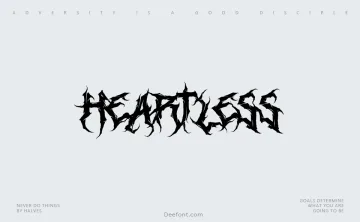 Heartless Font