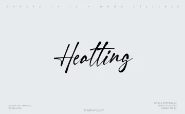 Heatting Font