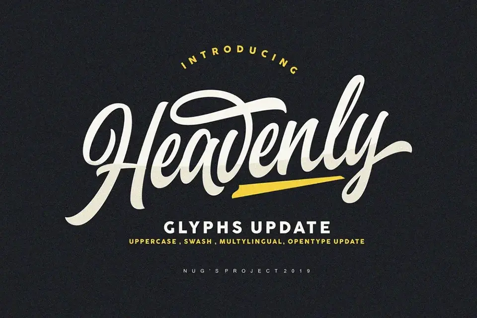 Heavenly Font