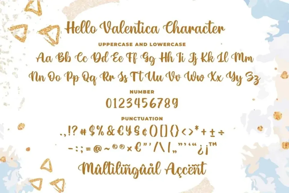 Hello Valentica Font