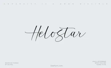 Helostar Font