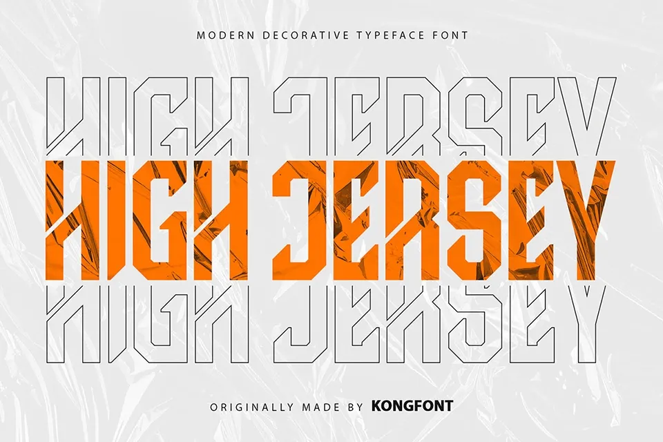 High Jersey Font