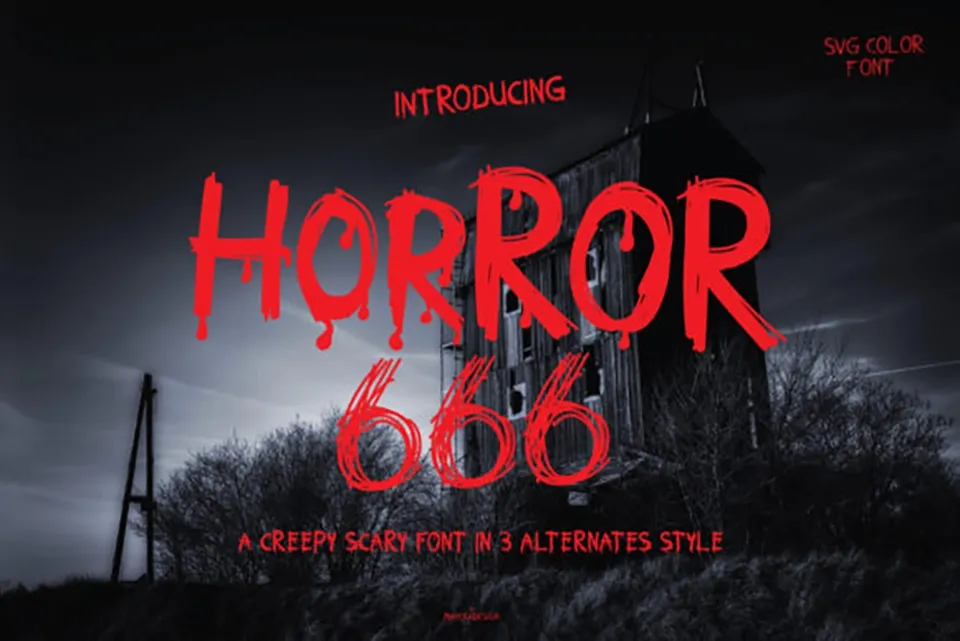 Horror 666 Font