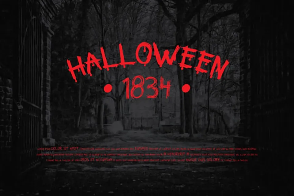 Horror 666 Font