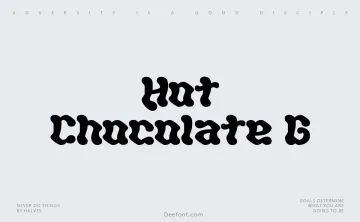 Hot Chocolate G Font