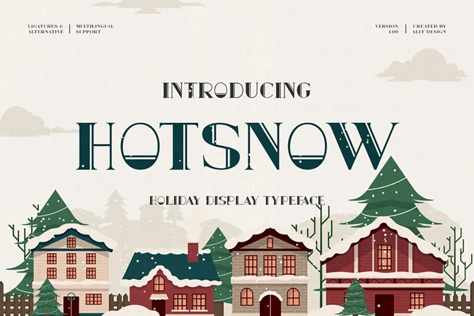 Hotsnow Font