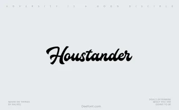 Houstander Font