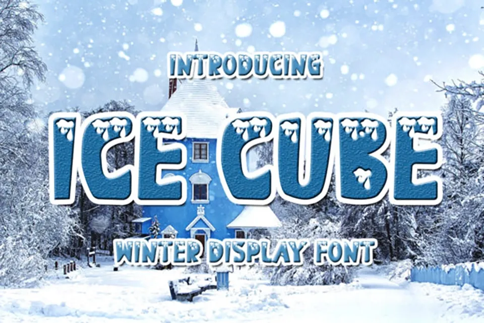 Ice Cube Font
