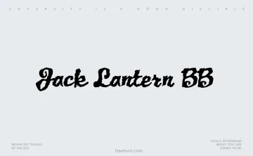 Jack Lantern BB Font