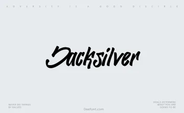Jacksilver Font