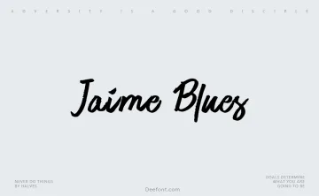 Jaime Blues Font