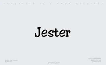 Jester Font