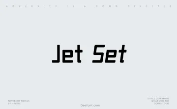 Jet Set Font
