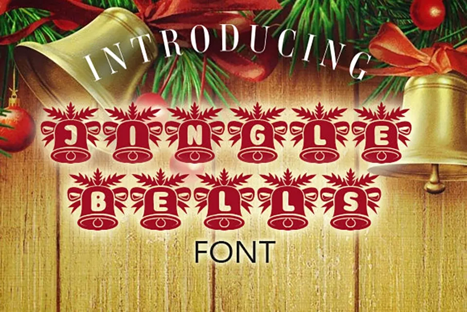Jingle Bells Font