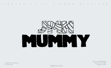 JMH Mummy Font